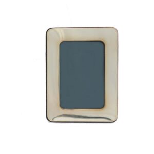 Cornice liscia in argento massiccio