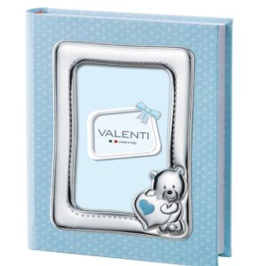 Album bimbo/a con cornice portafotoorsetto cuoricino - immagine 1