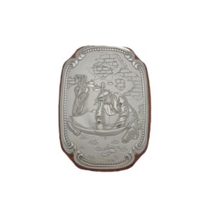 Quadretto mestieri in argento bilaminato