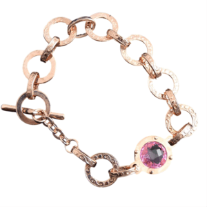 Bracciale bronzo con pietra - immagine 1