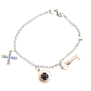 Bracciale acciaio e bronzo - immagine 1