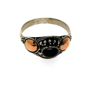 Anello argento brunito - immagine 1