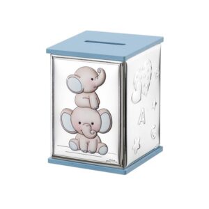 Salvadanaio elefante multicolor - immagine 1