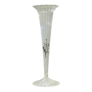 Vaso a cono" in vetro soffiato"