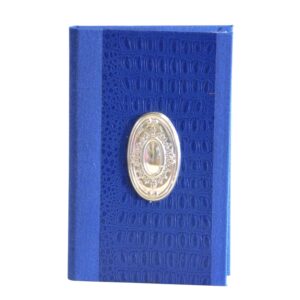 Rubrica blu con placca