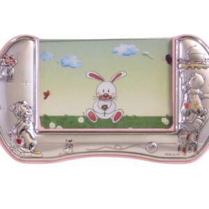 Portafoto argento bilaminato