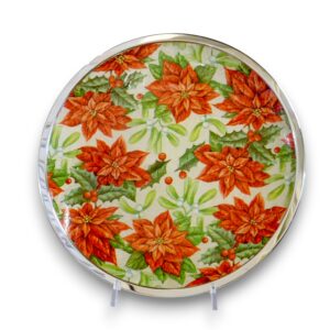 Piatto decoupage Natale