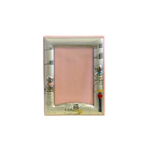 Cornice bimbo/a in argento bilaminato - immagine 1