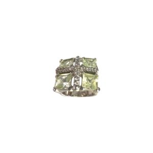 Anello argento zirconi e pietre - immagine 1