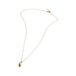 Collana ottone goccia fin.oro - immagine 1