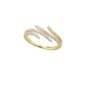 Anello argento cubic zirconia - immagine 1