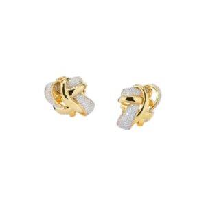 Orecchini ottone cubic zirconia - immagine 1
