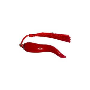 Corno rosso con nappina - immagine 1