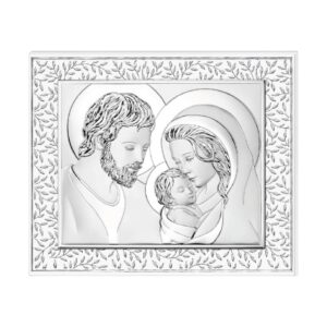 Pannello Sacra Famiglia dec.foglie - immagine 1