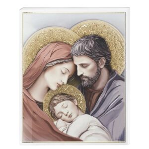 Pannello legno Sacra Famiglia - immagine 1