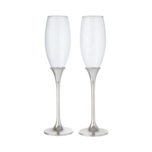 Coppia flutes cristallo - immagine 1